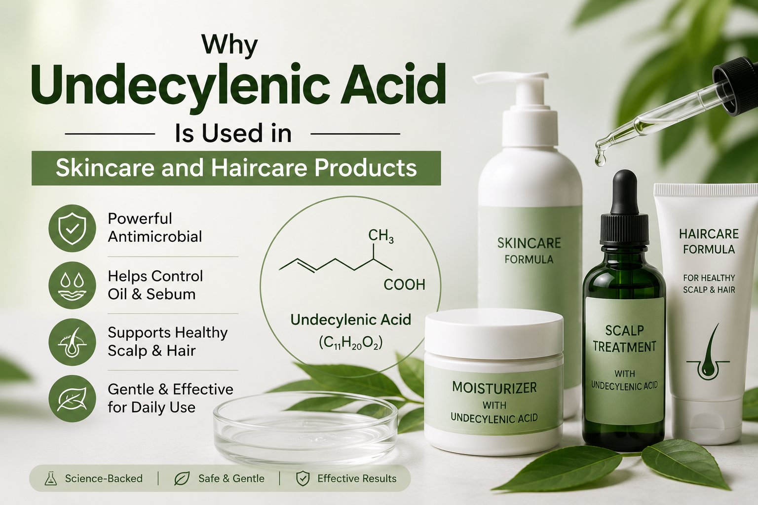 Why Undecylenic Acid Is Used in Skincare and Haircare Products