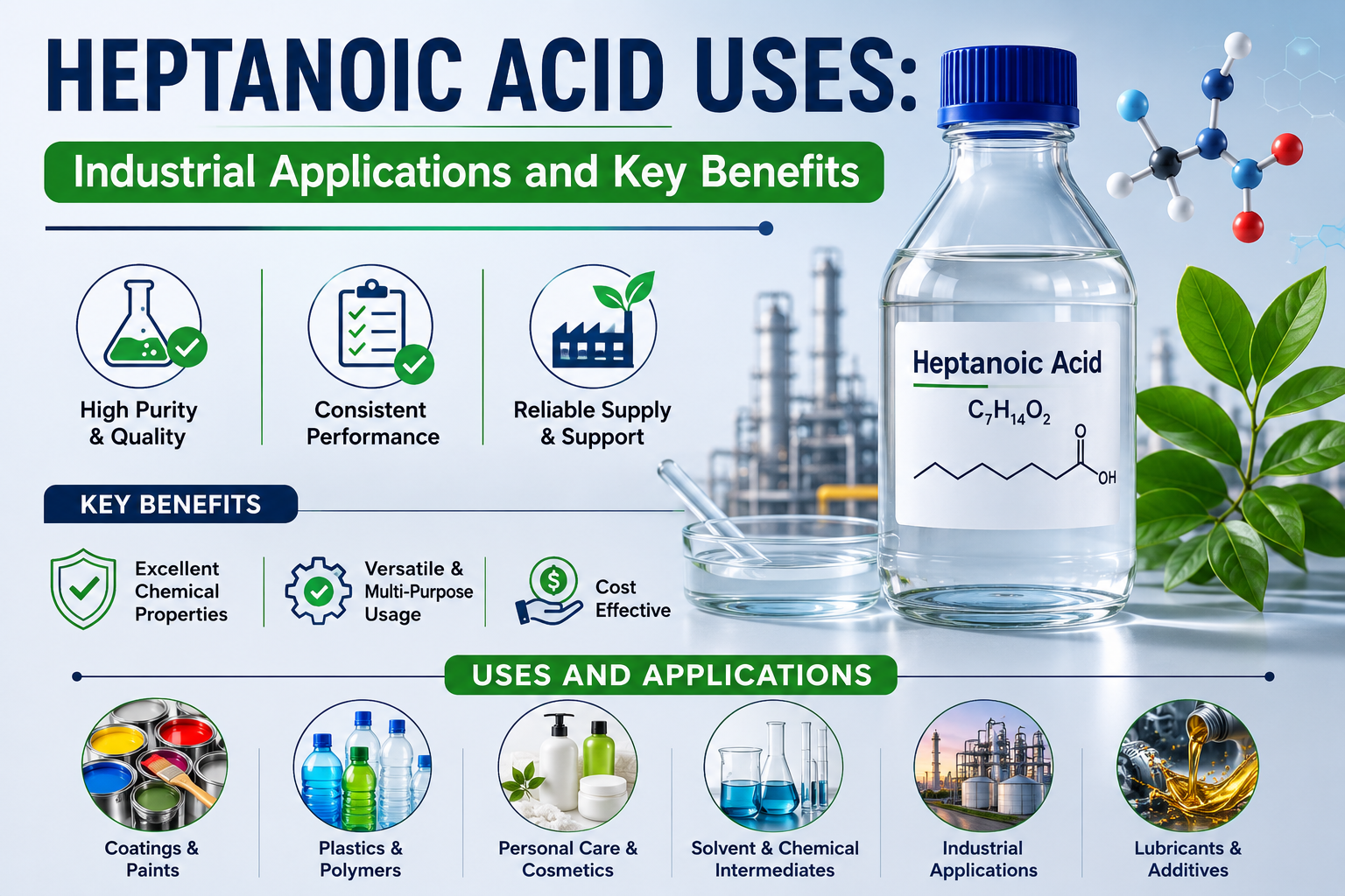 Heptanoic Acid Uses